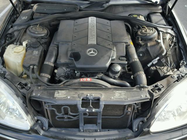 WDBNG70J15A453742 - 2005 MERCEDES-BENZ S 430 BLACK photo 7