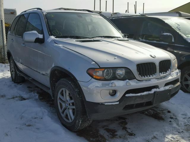 5UXFA135X5LY10812 - 2005 BMW X5 3.0I SILVER photo 1