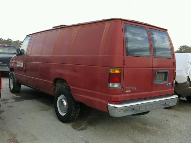 1FTJS34H3PHA49656 - 1993 FORD ECONOLINE RED photo 3