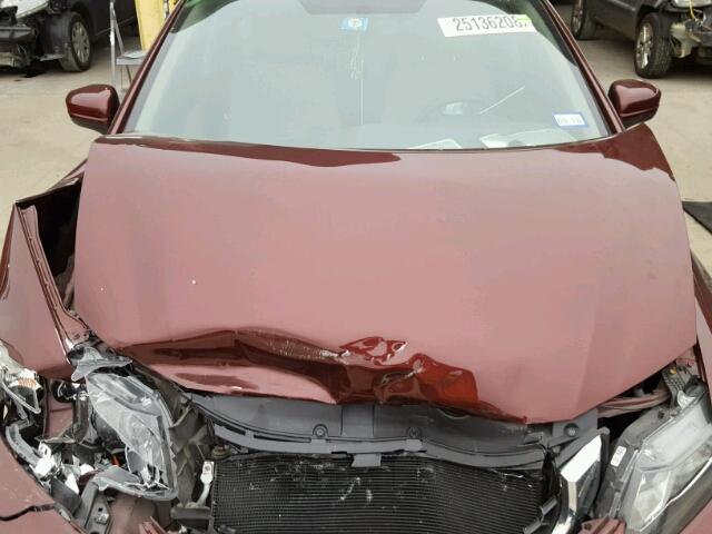 19XFB2F55EE075827 - 2014 HONDA CIVIC LX MAROON photo 7