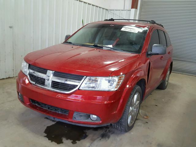 3D4GG57V89T599290 - 2009 DODGE JOURNEY SX RED photo 2