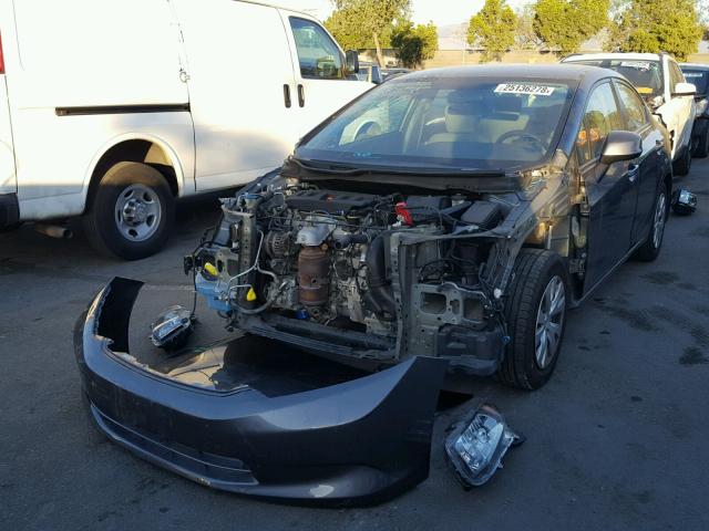 19XFB2F57CE387080 - 2012 HONDA CIVIC LX SILVER photo 2