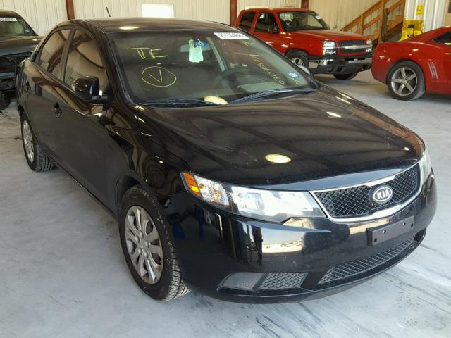 KNAFU4A20A5836477 - 2010 KIA FORTE EX BLACK photo 1