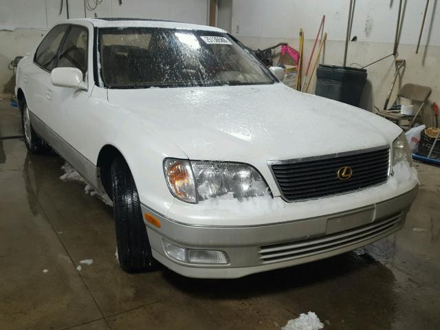 JT8BH28FXX0140717 - 1999 LEXUS LS 400 WHITE photo 1