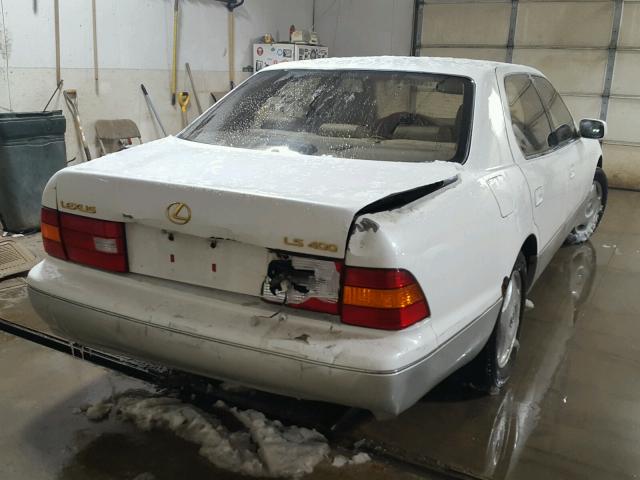 JT8BH28FXX0140717 - 1999 LEXUS LS 400 WHITE photo 4