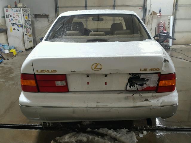 JT8BH28FXX0140717 - 1999 LEXUS LS 400 WHITE photo 9