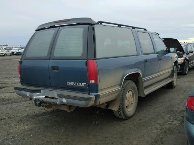 1GNFK16K6RJ320179 - 1994 CHEVROLET SUBURBAN K BLUE photo 4