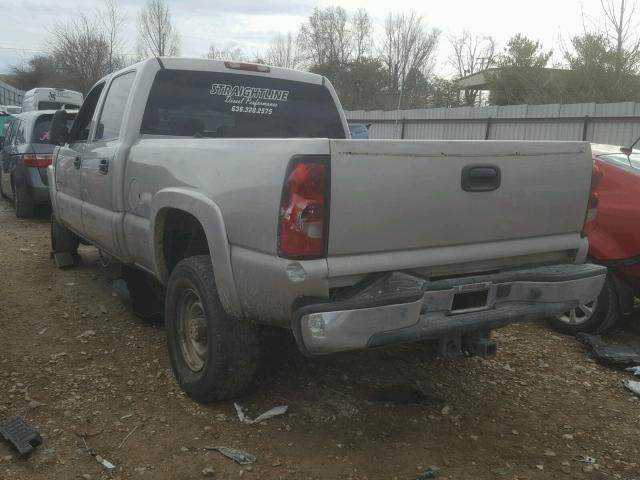 1GCHK23D96F169172 - 2006 CHEVROLET SILVERADO BEIGE photo 3