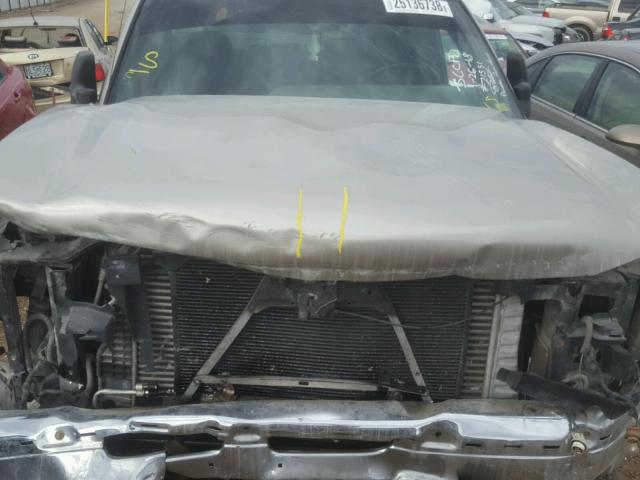 1GCHK23D96F169172 - 2006 CHEVROLET SILVERADO BEIGE photo 7