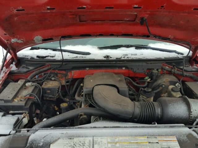 1FTRF17W2YNA97335 - 2000 FORD F150 RED photo 7