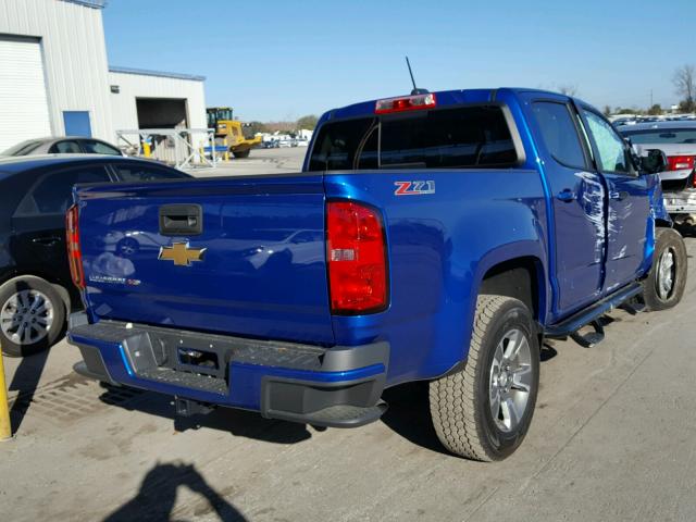 1GCGTDEN4J1157320 - 2018 CHEVROLET COLORADO Z BLUE photo 4