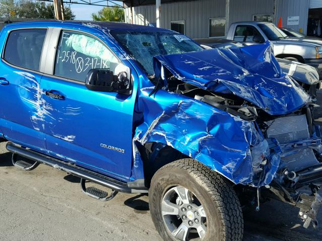 1GCGTDEN4J1157320 - 2018 CHEVROLET COLORADO Z BLUE photo 9