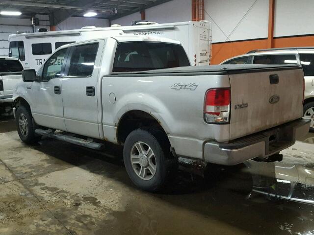 1FTPW14525KD43896 - 2005 FORD F150 SUPER SILVER photo 3