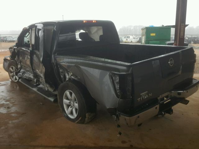 1N6BA0ED2BN307920 - 2011 NISSAN TITAN S GRAY photo 3