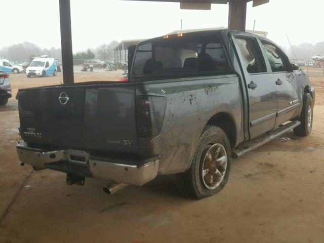 1N6BA0ED2BN307920 - 2011 NISSAN TITAN S GRAY photo 4