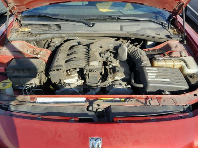 2B3LA43G56H427478 - 2006 DODGE CHARGER SE RED photo 7