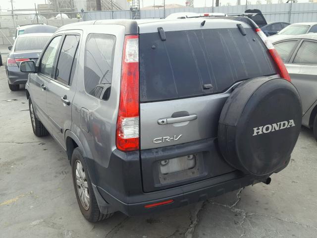 JHLRD78836C025886 - 2006 HONDA CR-V EX GRAY photo 3