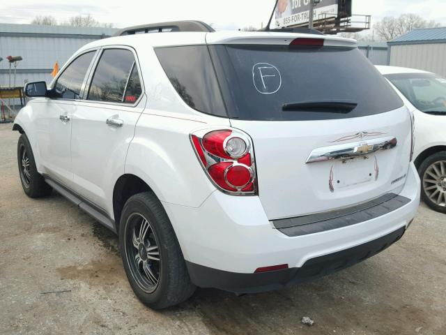 2GNALBEK1E6236003 - 2014 CHEVROLET EQUINOX LT WHITE photo 3