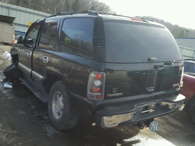 1GKEK13T56J104132 - 2006 GMC YUKON BLACK photo 3