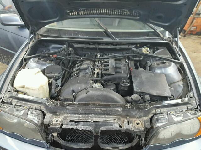 WBABN33431JW54607 - 2001 BMW 325 CI BLUE photo 7