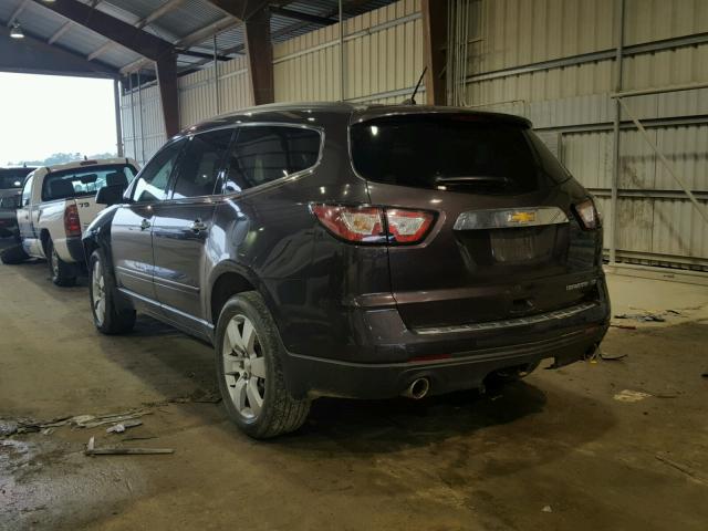 1GNKRJKD8FJ235499 - 2015 CHEVROLET TRAVERSE L BROWN photo 3