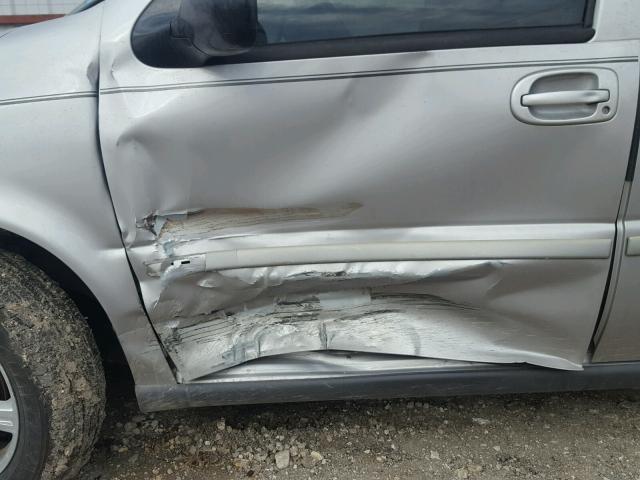 1GNDV23L25D284775 - 2005 CHEVROLET UPLANDER L 银色 照片 9