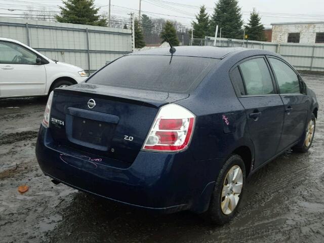 3N1AB61E57L611637 - 2007 NISSAN SENTRA 2.0 BLUE photo 4