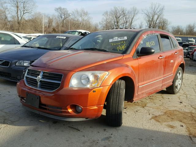 1B3HB78K47D128807 - 2007 DODGE CALIBER R/ RED photo 2