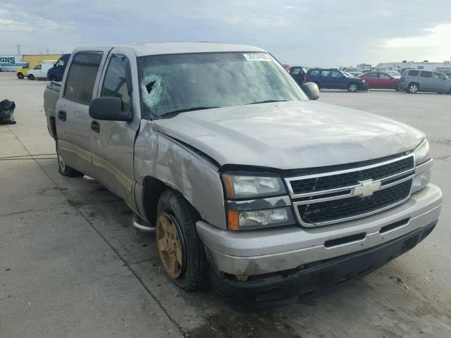 2GCEC13T761199554 - 2006 CHEVROLET SILVERADO TAN photo 1