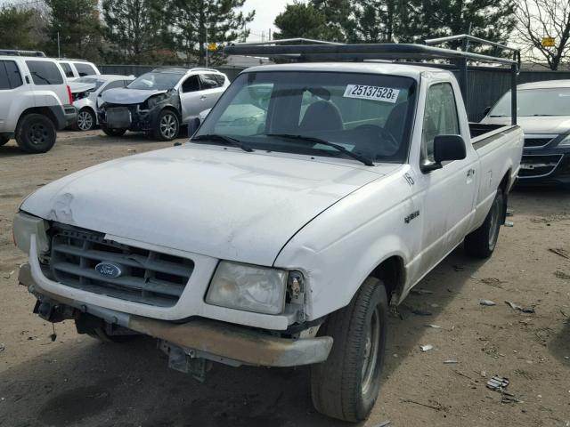 1FTYR10UX2PB15913 - 2002 FORD RANGER WHITE photo 2