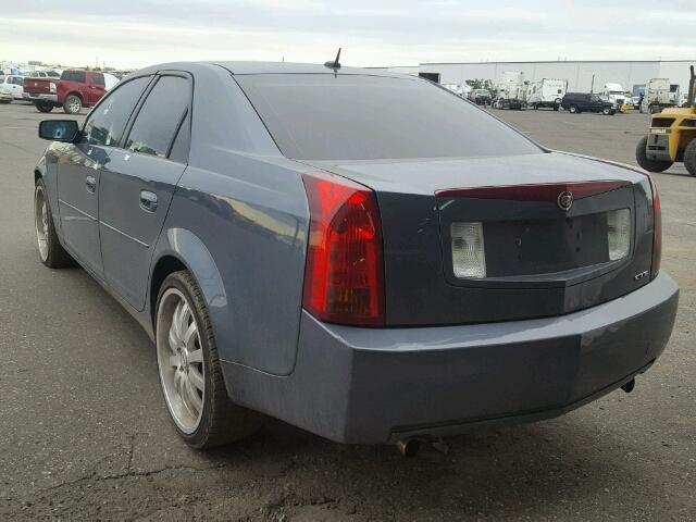 1G6DP577X60127542 - 2006 CADILLAC CTS HI FEA BLUE photo 3