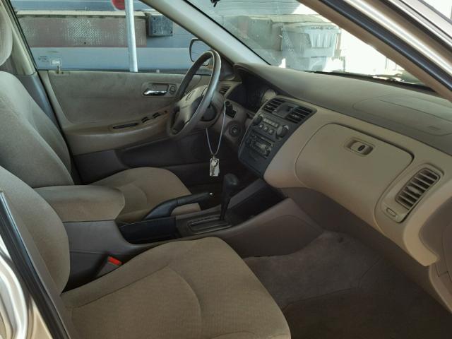 3HGCG66572G706266 - 2002 HONDA ACCORD LX GOLD photo 5