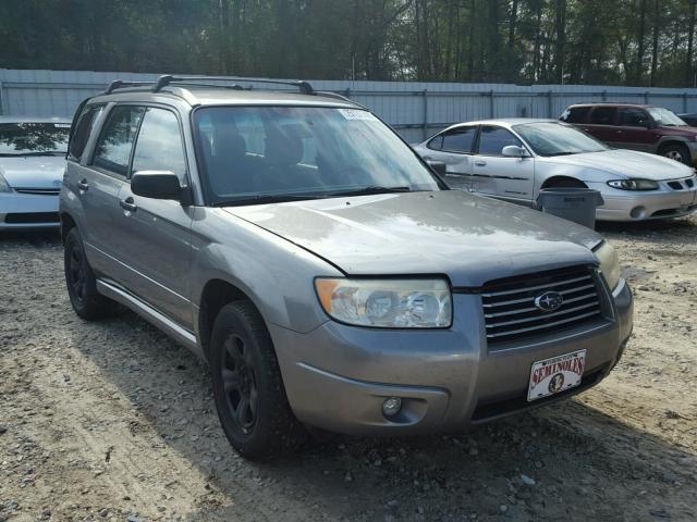 JF1SG63616H720348 - 2006 SUBARU FORESTER 2 GRAY photo 1