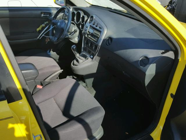 2T1KY32E74C190984 - 2004 TOYOTA COROLLA MA YELLOW photo 5