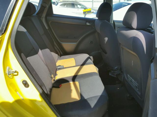 2T1KY32E74C190984 - 2004 TOYOTA COROLLA MA YELLOW photo 6