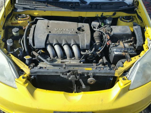 2T1KY32E74C190984 - 2004 TOYOTA COROLLA MA YELLOW photo 7