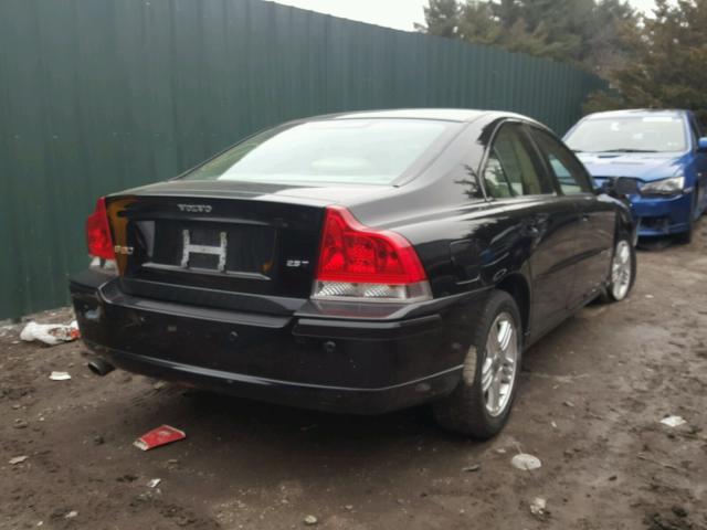 YV1RS592462500141 - 2006 VOLVO S60 2.5T BLACK photo 4