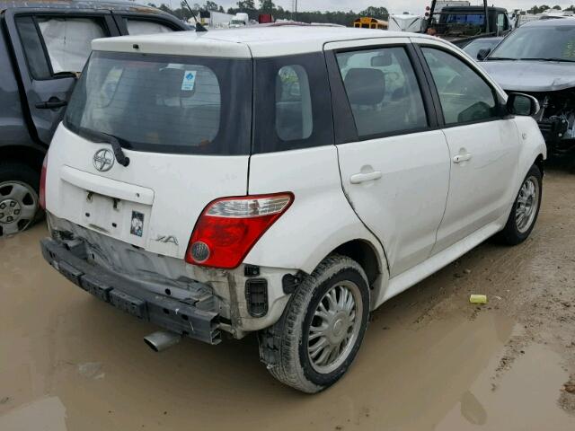 JTKKT624960148622 - 2006 TOYOTA SCION XA WHITE photo 4