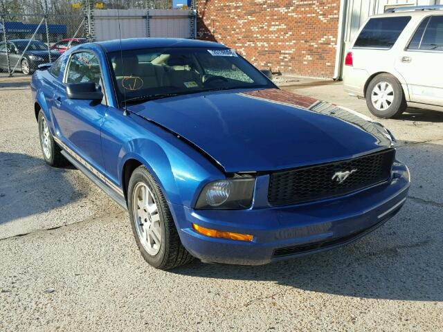 1ZVHT80N385176704 - 2008 FORD MUSTANG BLUE photo 1