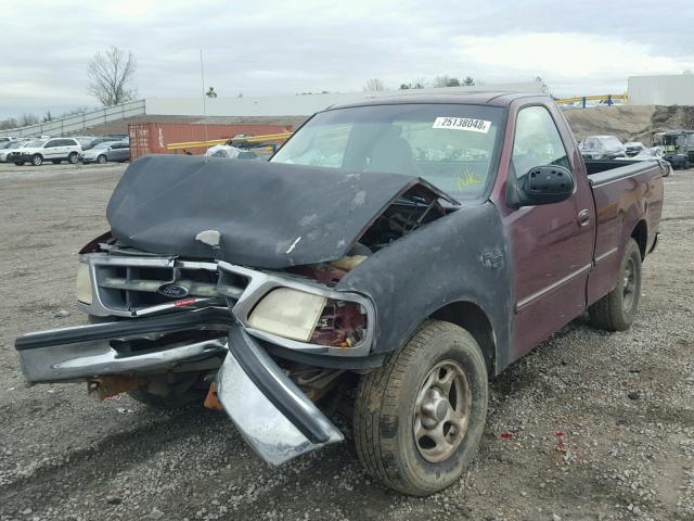 1FTZF17W8WNC28183 - 1998 FORD F150 MAROON photo 2