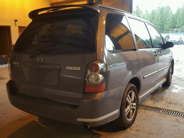 JM3LW28J460558230 - 2006 MAZDA MPV WAGON BLUE photo 4