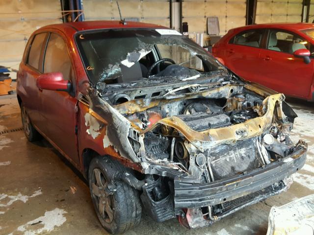 KL1TD6DE7AB100930 - 2010 CHEVROLET AVEO LS RED photo 1