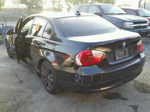 WBAVB13586KX64329 - 2006 BMW 325 I BLACK photo 3