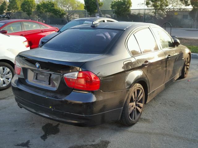 WBAVB13586KX64329 - 2006 BMW 325 I BLACK photo 4