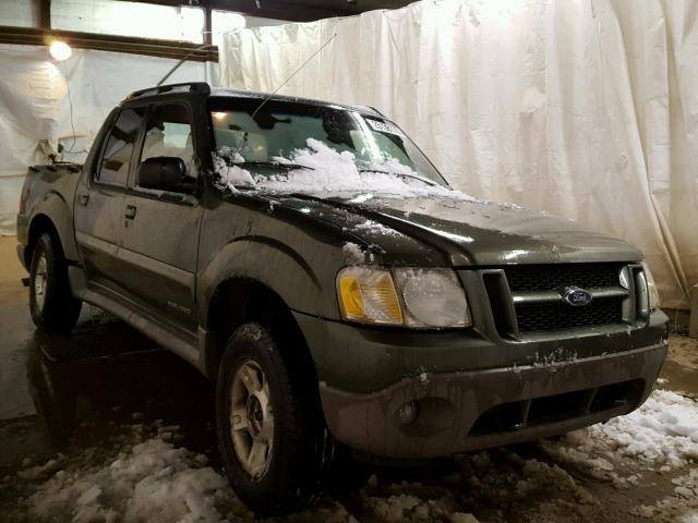 1FMZU77E42UC88182 - 2002 FORD EXPLORER S GREEN photo 1