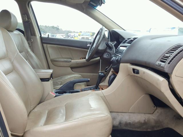 1HGCM56825A114127 - 2005 HONDA ACCORD EX GOLD photo 5