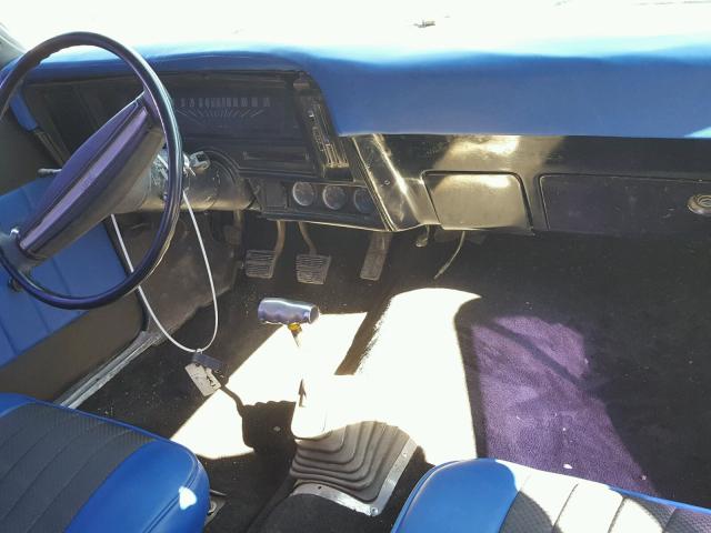 1X27D2W304812 - 1972 CHEVROLET NOVA BLUE photo 9