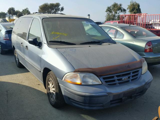 2FMZA5147YBC89614 - 2000 FORD WINDSTAR L BLUE photo 1