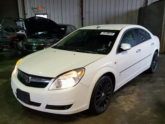 1G8ZV57787F197347 - 2007 SATURN AURA XR WHITE photo 2