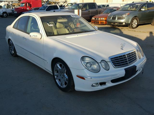 WDBUF70J13A179938 - 2003 MERCEDES-BENZ E 500 WHITE photo 1